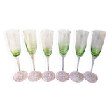 6 flûtes à champagne