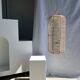 Large lantern-shaped rattan pendant lamp H50 D24