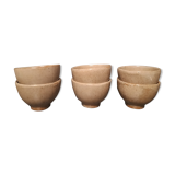 Suite de 6 tasses en grès
