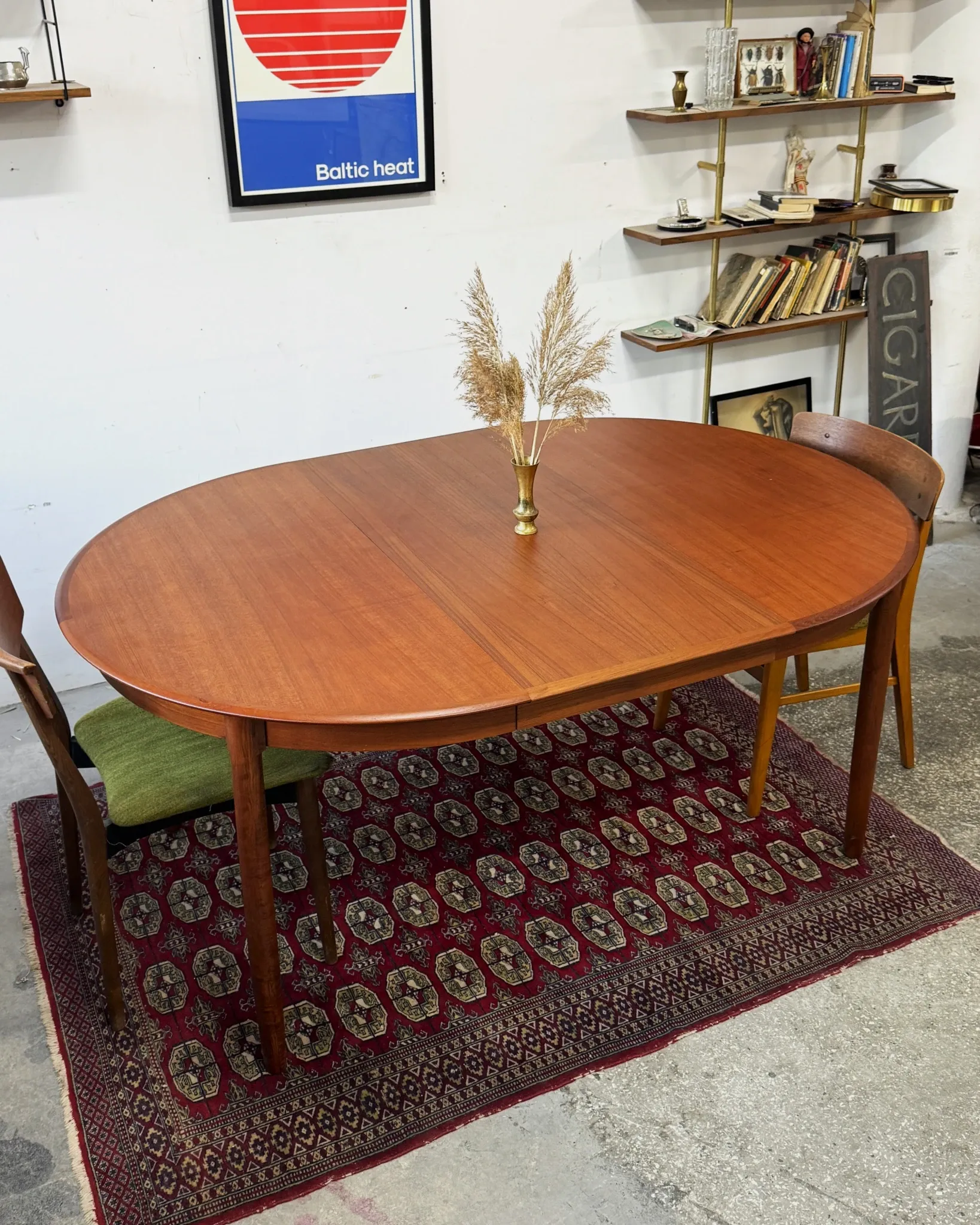 Teak dining table, Denmark, 1960s/70s, vintage, mid-century mode
