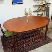 Teak dining table, Denmark, 1960s/70s, vintage, mid-century mode