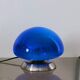 Lampe champignon king bleue glass vintage