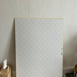 Vintage illustrated cardboard poster