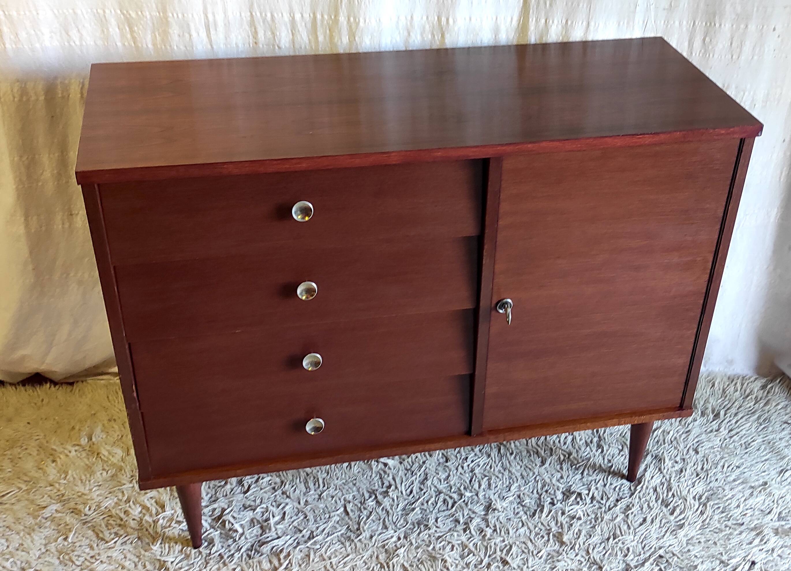 Scandinavian style wooden sideboard - 1960s