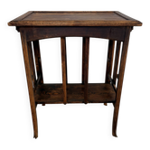 Table à thé anglaise ancienne en bois – Plateaux rabattables