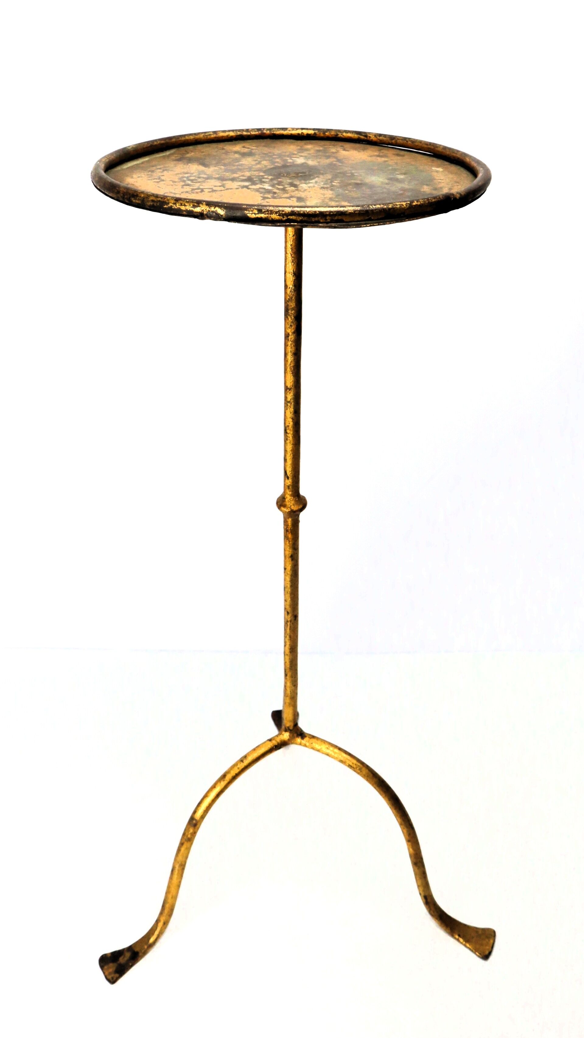 Golden metal Martini table 1950