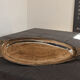 Ancient fish dish in silver metal
