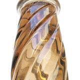 Murano glass lamp with gold glitter