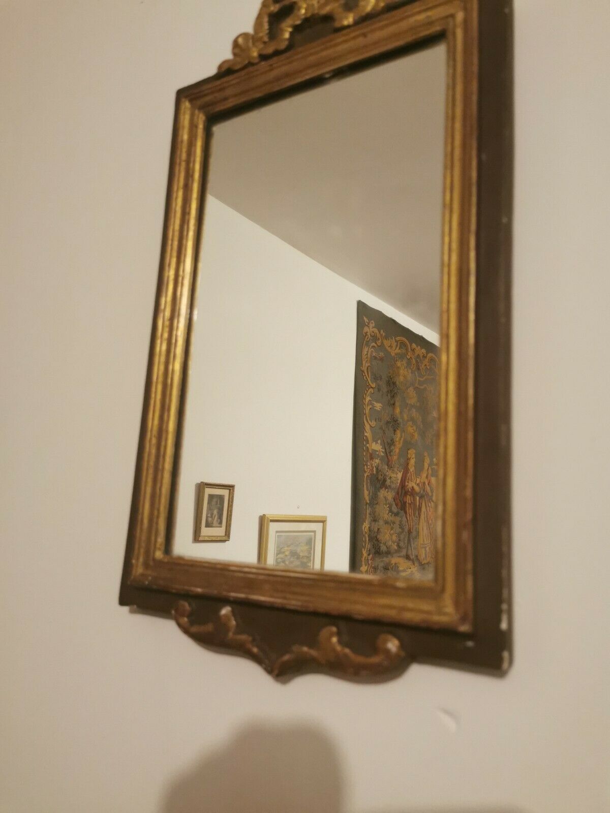 Glass Louis XVI 23x41cm