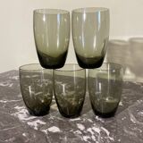 Vintage smoked glass