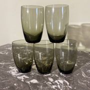 Vintage smoked glass
