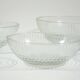 Bauhaus style 1930s glass bowls