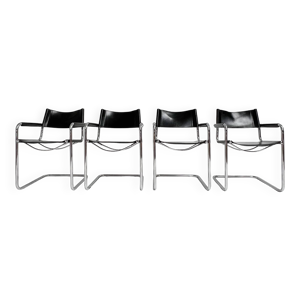 Chaises en cuir par mart - stam