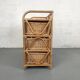 Chest of drawers 4 rattan drawers