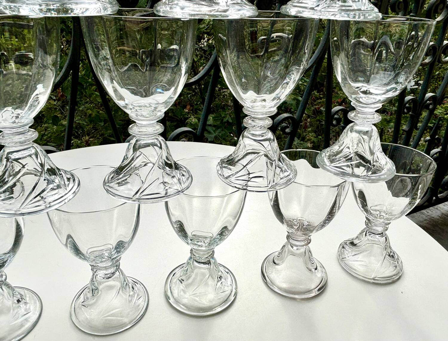 Verres Saint Louis Crystal modèle Cluny