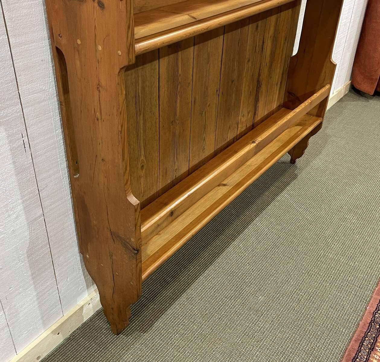 1930s English Fir Shelf