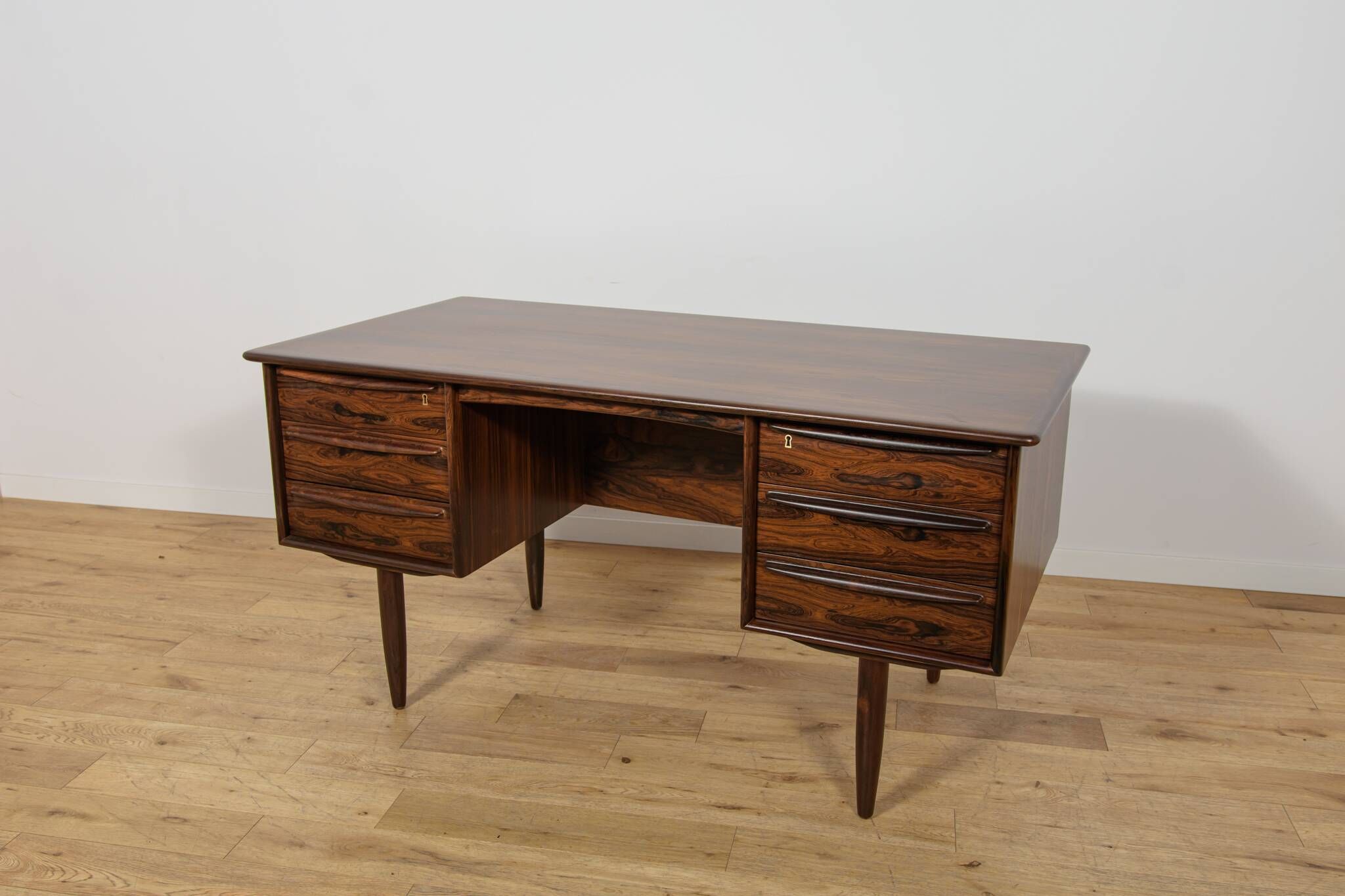 Mid-Century Rosewood Desk by Svend Åge Madsen for Falster Møbelfabrik, Denmark, 1960s