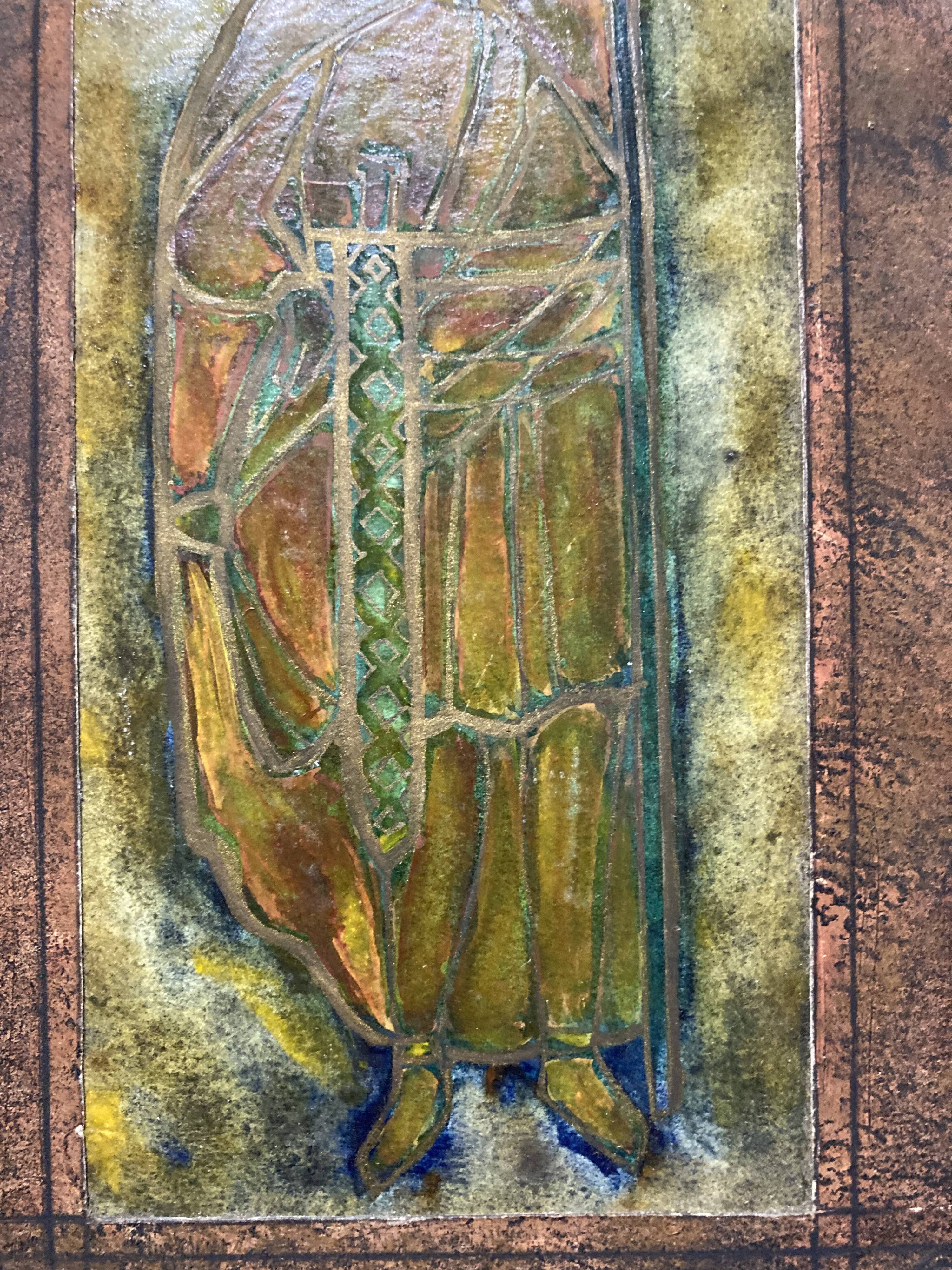 Old knight painting