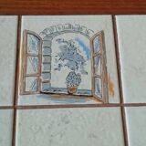 Wooden tile table