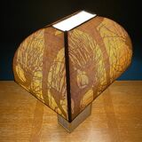 Travertine marble table lamp, Italy, 1970s