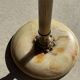 Marble and brass standing ashtray H74 D17