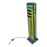 Post modern Memphis style totem floor lamp, Netherlands 1980s