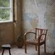 Modern Danish lounge chair in beech and paper cord, in the style of Frits Schlegel.