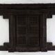 Old Newari Nepali window in carved wood