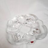 Bougeoir en cristal Orrefors Suède pour 4 bougies