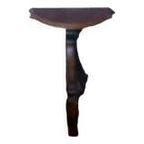 Table de nuit mural bois