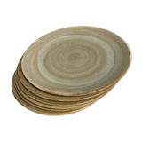 Niderville stoneware plates