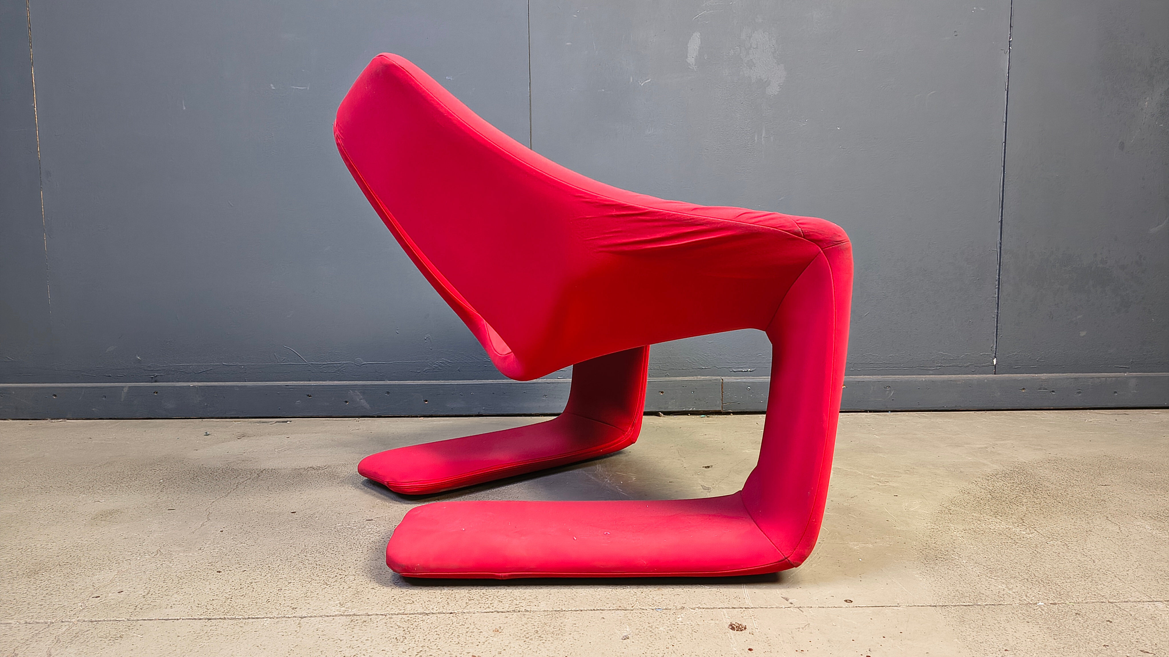 Zen lounge chair by Kwok Hoi Chan for Steiner Paris, 1980s
