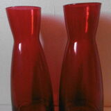 Red vases