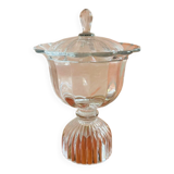 Old glass candy box