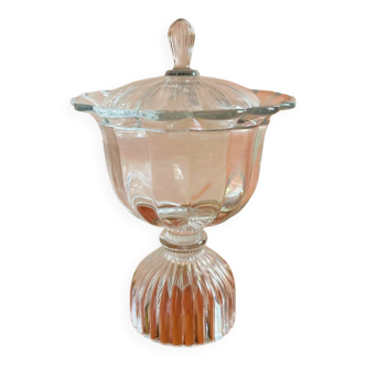 Bonbonnière ancienne verre
