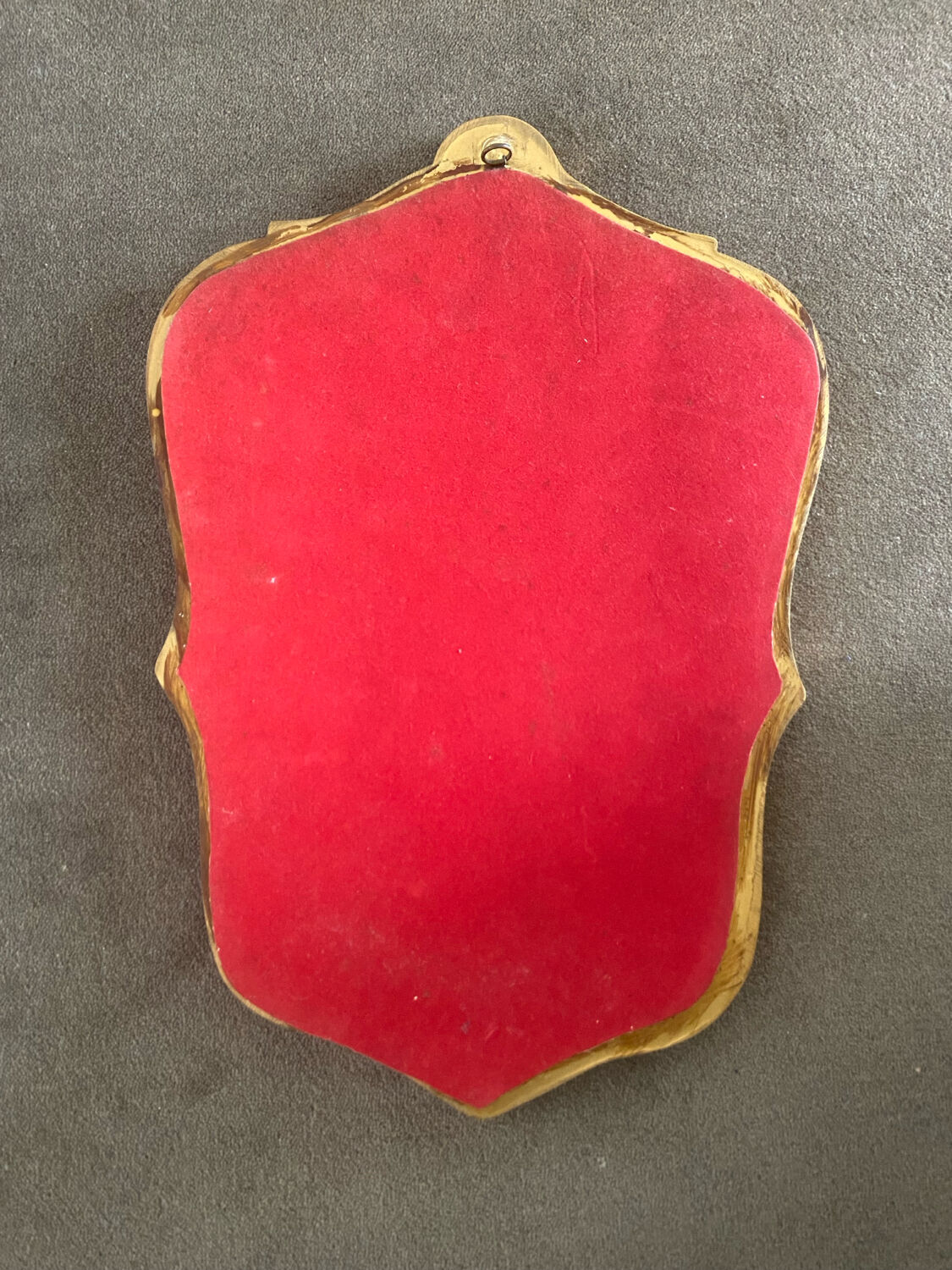 Golden baroque mirror