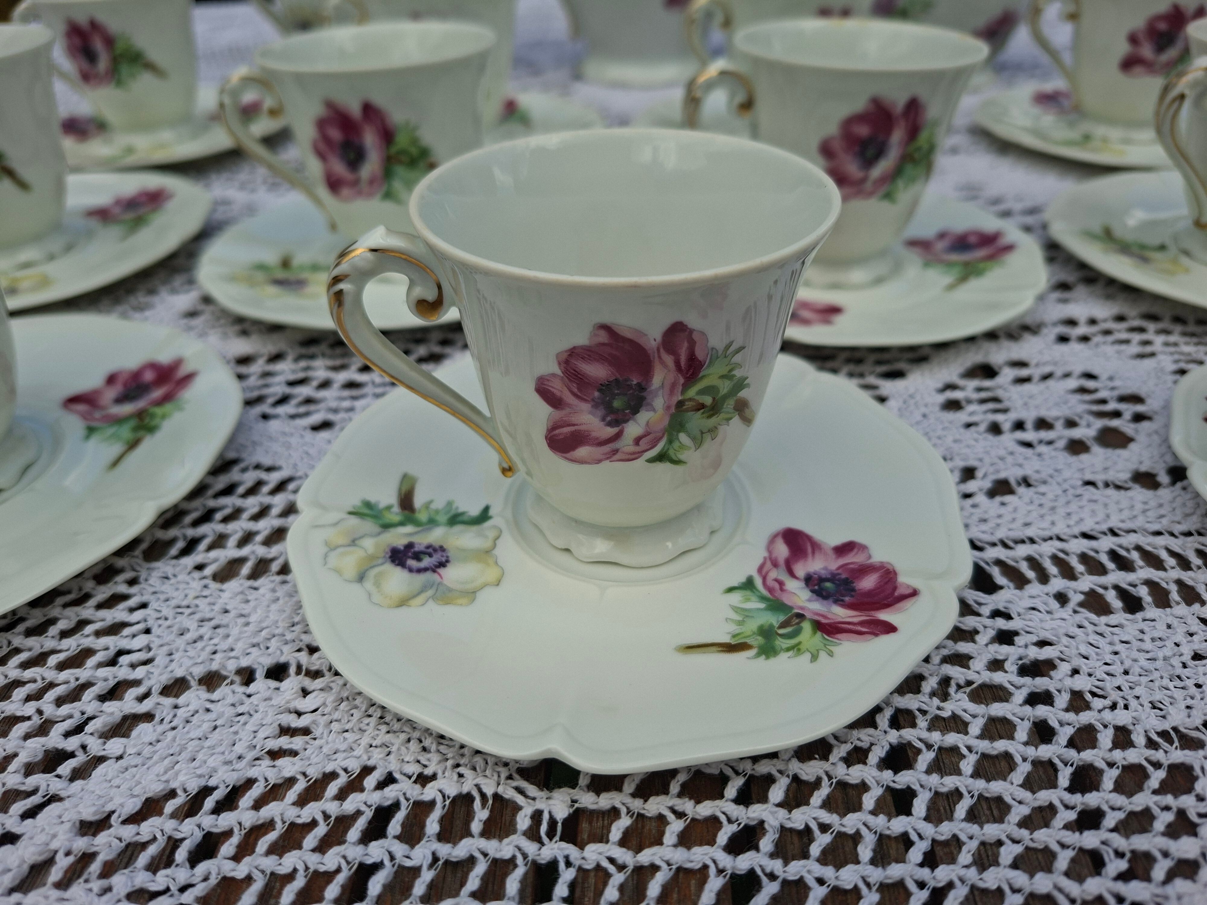Tea/Coffee Service 25 Pieces Limoges Unic Former Royal Factory