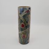 Large signed ceramic vase