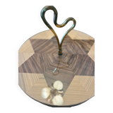 Straw marquetry tray