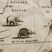 Rare original map of Ethiopia from the 17th century by Willem Janszoon Blaeu.