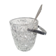 Ice bucket and serving spoon