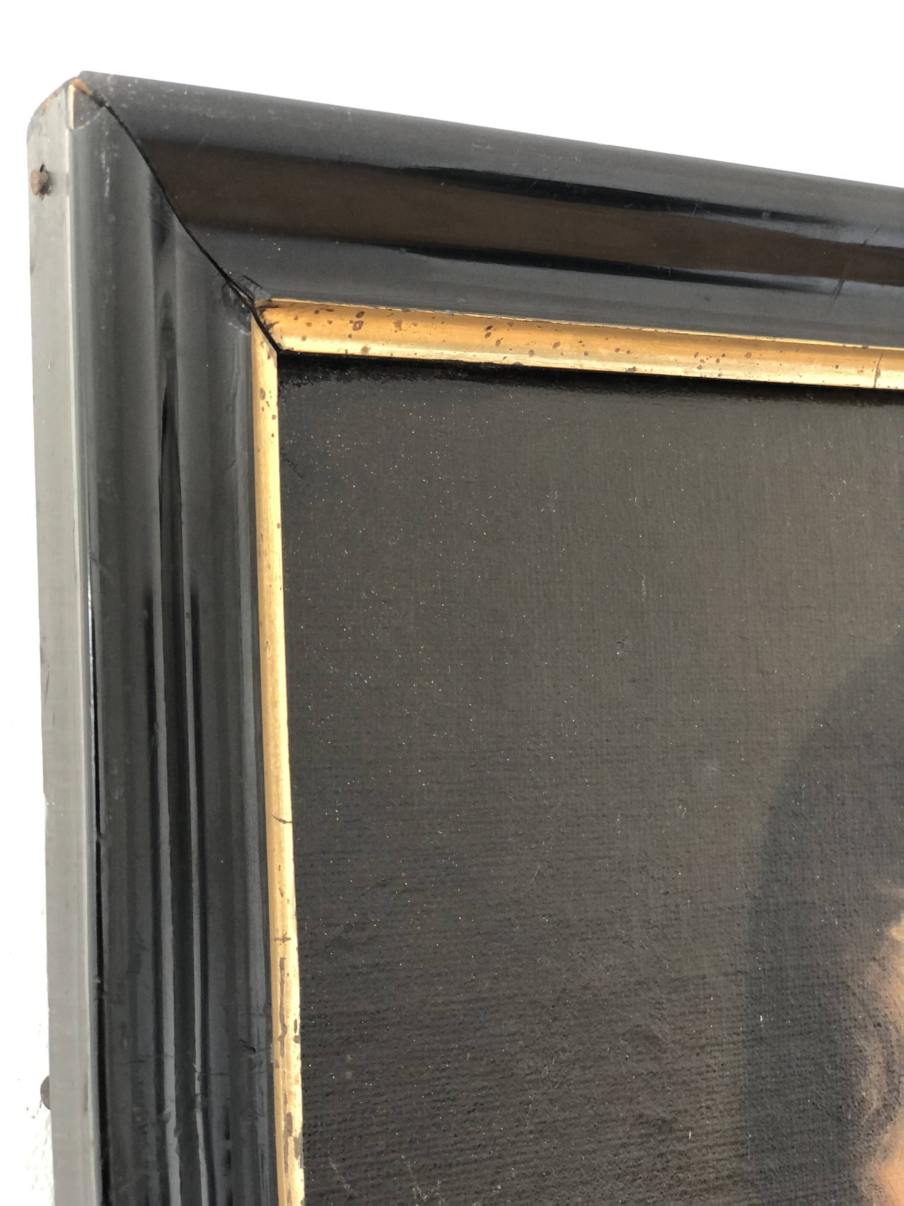 Antique Vintage 19th Century Oil Portrait Painting of a Dutch Gentleman