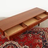 Teak lowboard, Danish design, 1970s, production: Denmark