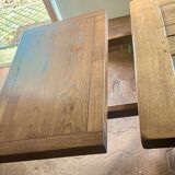 Solid oak farmhouse table