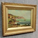 Painting: robert weir allan (1852-1942): oil on canvas, english school, period