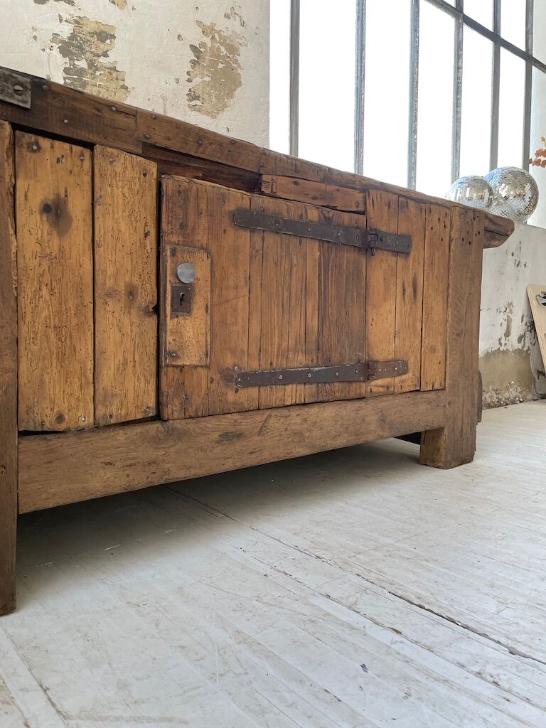 Established former brutalist console oak pine