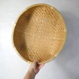Ethnic rattan and bamboo basketwork