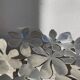 Fruit bowl/basket in chromed stainless steel, signed Monika Mulder