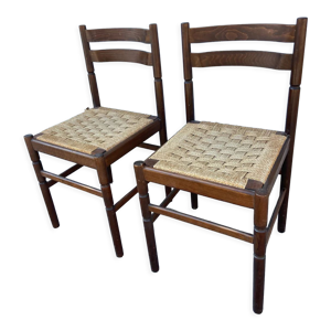 Paire de chaises vintage