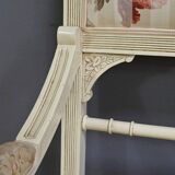 Louis XVI style lounge with benches and armchairs – 2nd part of the 20th century